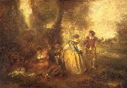 Le Plaisir pastoral Jean-Antoine Watteau
